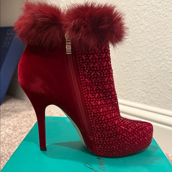 Red Rhinestone boots - Picture 3 of 3